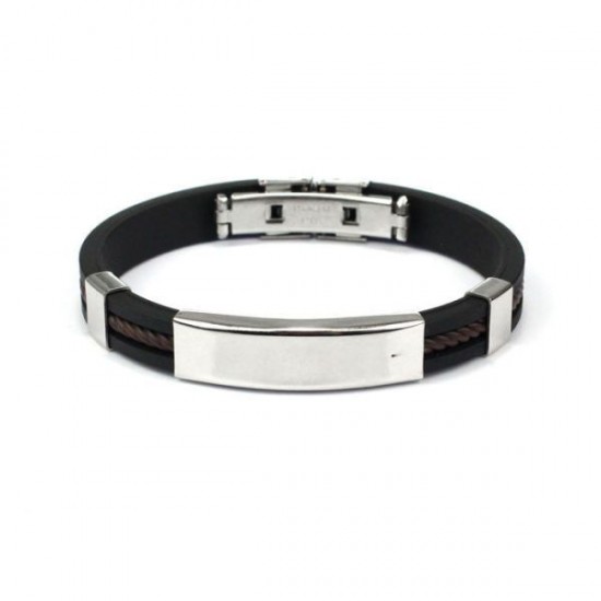 Mens Casual Street Style Stainless Steel Bracelet Mens Casual Street Style Stainless Steel Bracelet